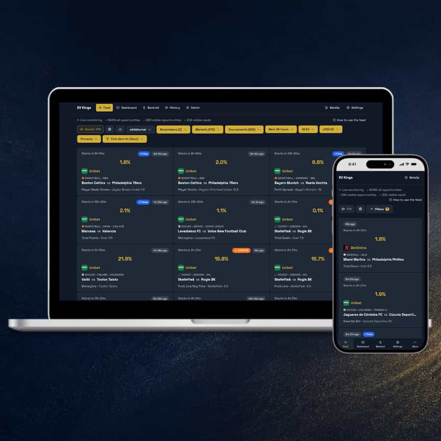 EVKings - Value Betting Platform Preview